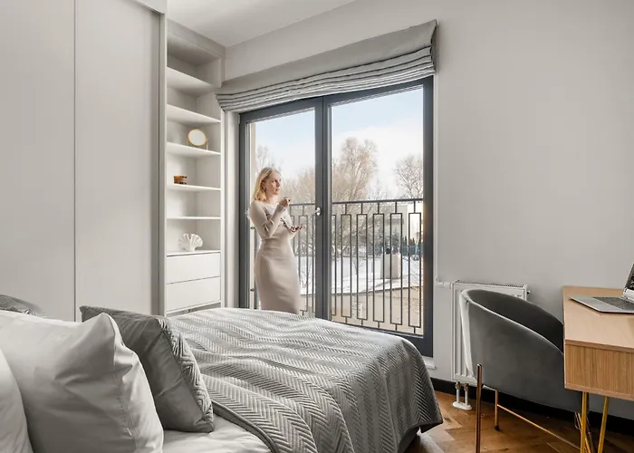 Apartment Art Deco Mokotow - Parking & Gym By Downtown *